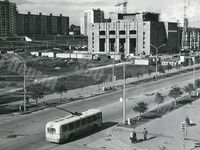  Строительство здания драматического театра. г. Пермь. Начало 1980-х гг. ПермГАСПИ. Ф. 7331. Оп. 1. Д. 122. Л. 12