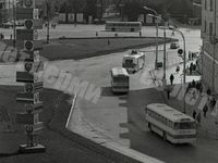  Транспорт на улицах города. 1970-е гг. А.Зернин. ПермГАСПИ. Ф.1576 ВПД 