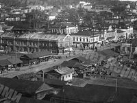 Окуловская площадь, г. Пермь. 10.06.1929. ПермГАСПИ. Ф.8043. Оп.1-В. Д.369. Л.9.