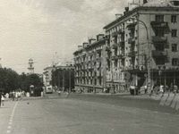 Октябрьская площадь в Перми. 1960-е годы. Загуляевы. ПермГАСПИ. Ф. 1524. ВПД