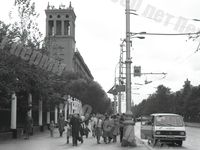 Комсомольский проспект в 1980-е  годы.Загуляевы. ПермГАСПИ. Ф.1524. ВПД